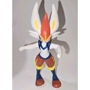 Pokémon Cinderace Battle Figure Jazwares EUC